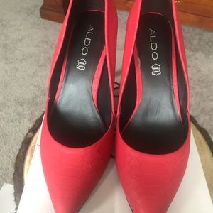 Waycien Red Aldo Heels